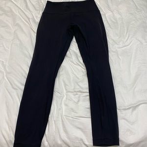 Lululemon black high waisted leggings size 6